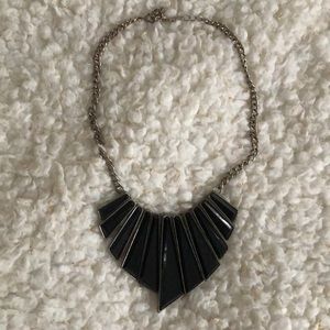 Chunky black necklace